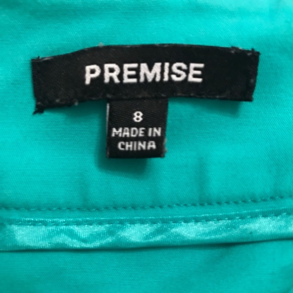 Teal Pencil Skirt - Picture 4 of 5